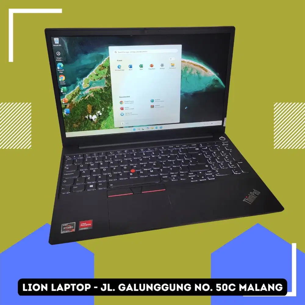 Gaming/Editing AMD Ryzen 7 RAM 8GB Lenovo Thinkpad E15 [17|07]