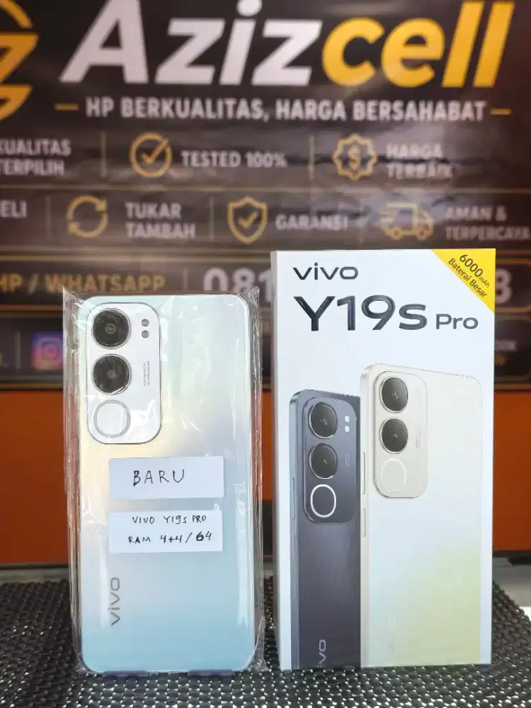VIVO Y19s PRO RAM 4+4/64