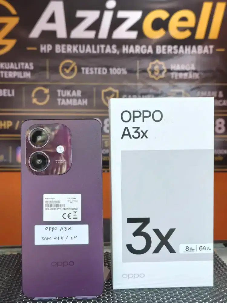 OPPO A3x RAM 4+4/64