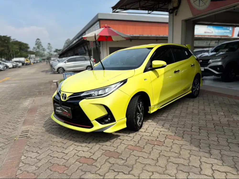 Km 20Rb Toyota Yaris TRD 7AB AT 2021 Kuning Matic Low Odometer