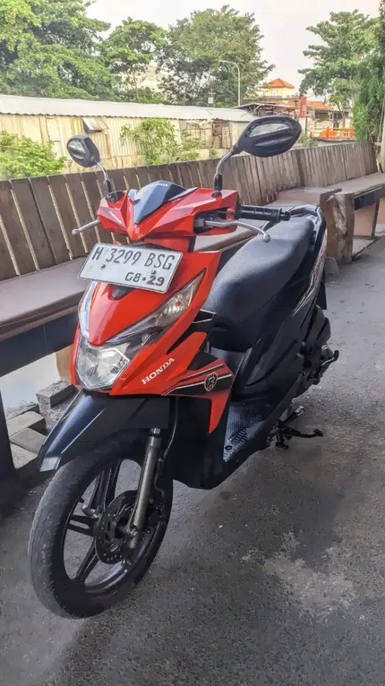 Beat Digital ISS 2019 Merah Hitam Doff Mesin nyuss