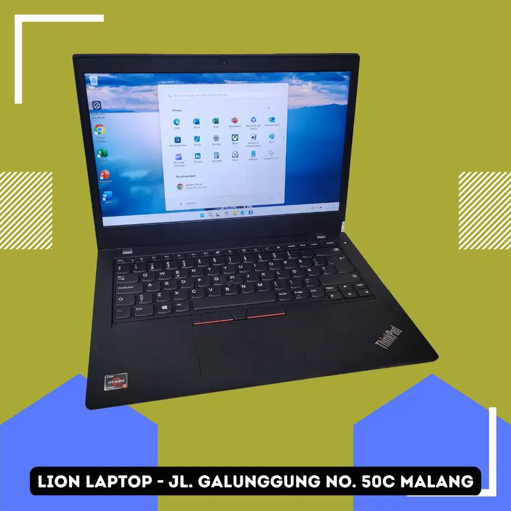 Gaming/Editing AMD Ryzen 5 PRO 8/256 MULUS Lenovo Thinkpad L14 [17|07]