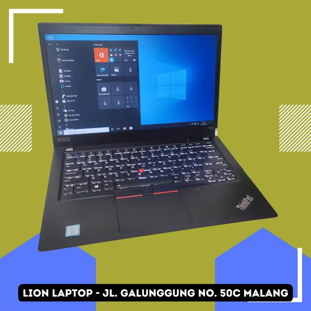 RAM 16GB SSD 256GB Core i5 Slim Lenovo Thinkpad T490s [17|07]