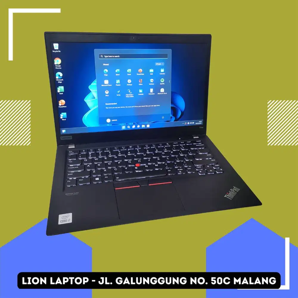 RAM 16GB Core i7 Gen 10 Slim SSD 256GB Lenovo Thinkpad T14S [17|07]