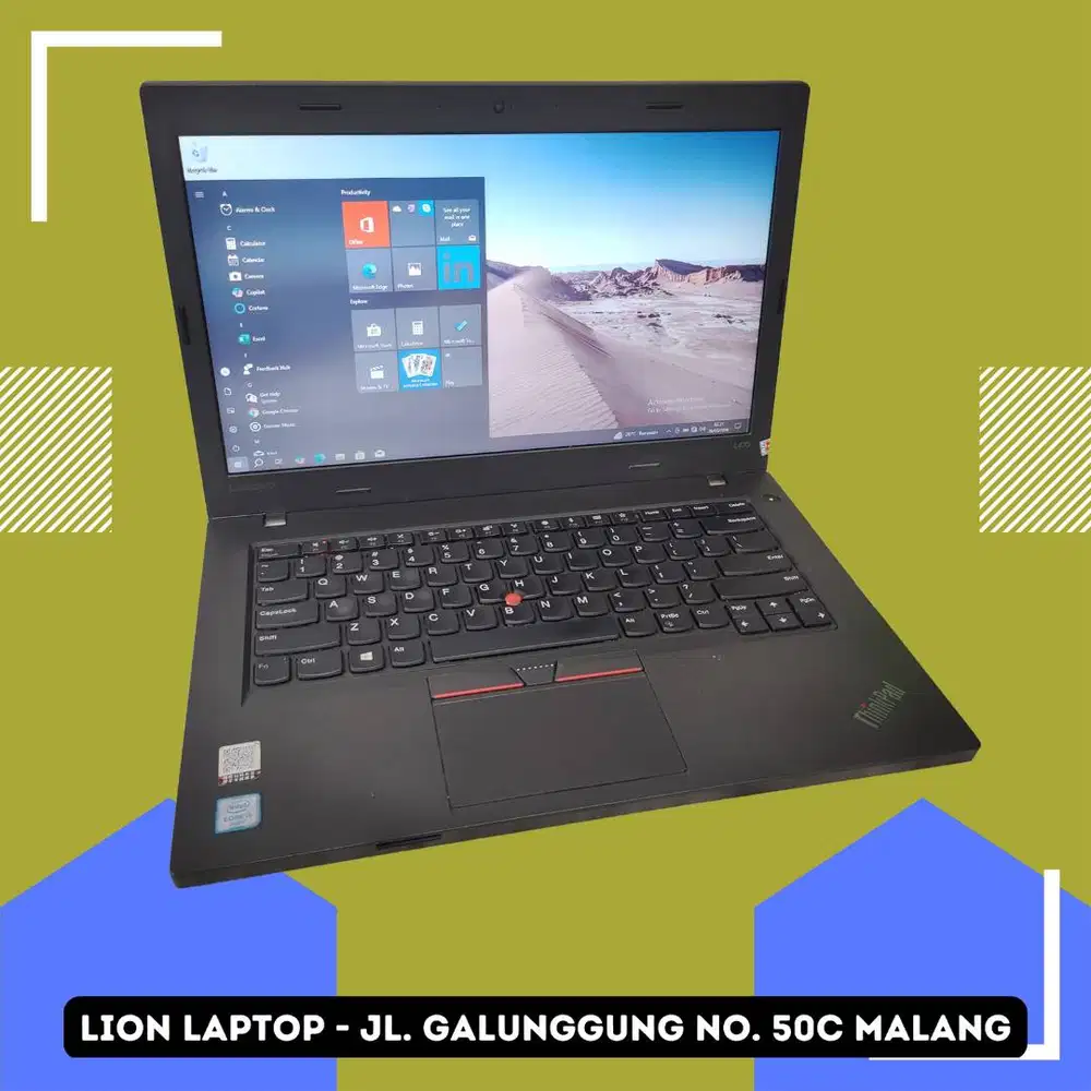 Double VGA Core i5 RAM 8 SSD Lenovo Thinkpad L470 [17|07]