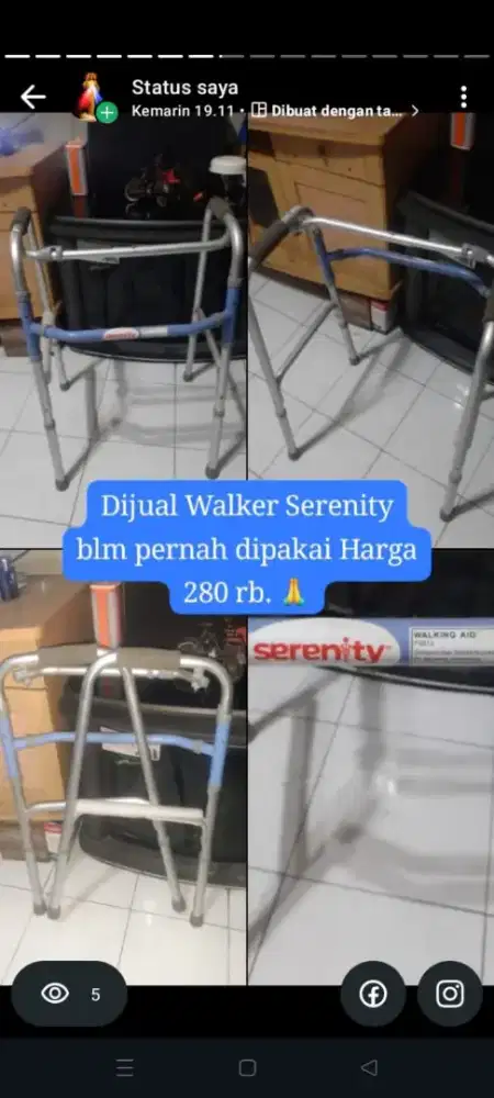 Walker Tanpa Roda