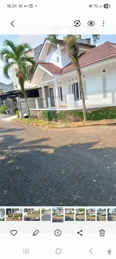 Rumah disewakan di Bintaro .