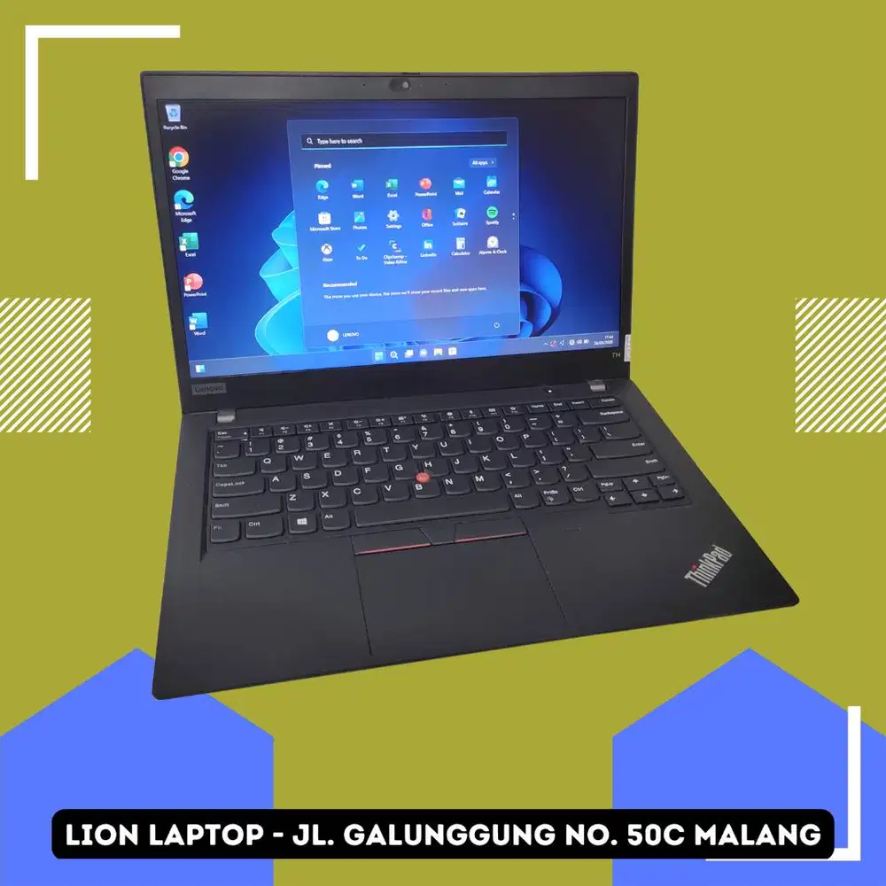 Core i5 Gen 10 RAM 8GB SSD 256GB Lenovo Thinkpad T14 gen 1 [17|07]