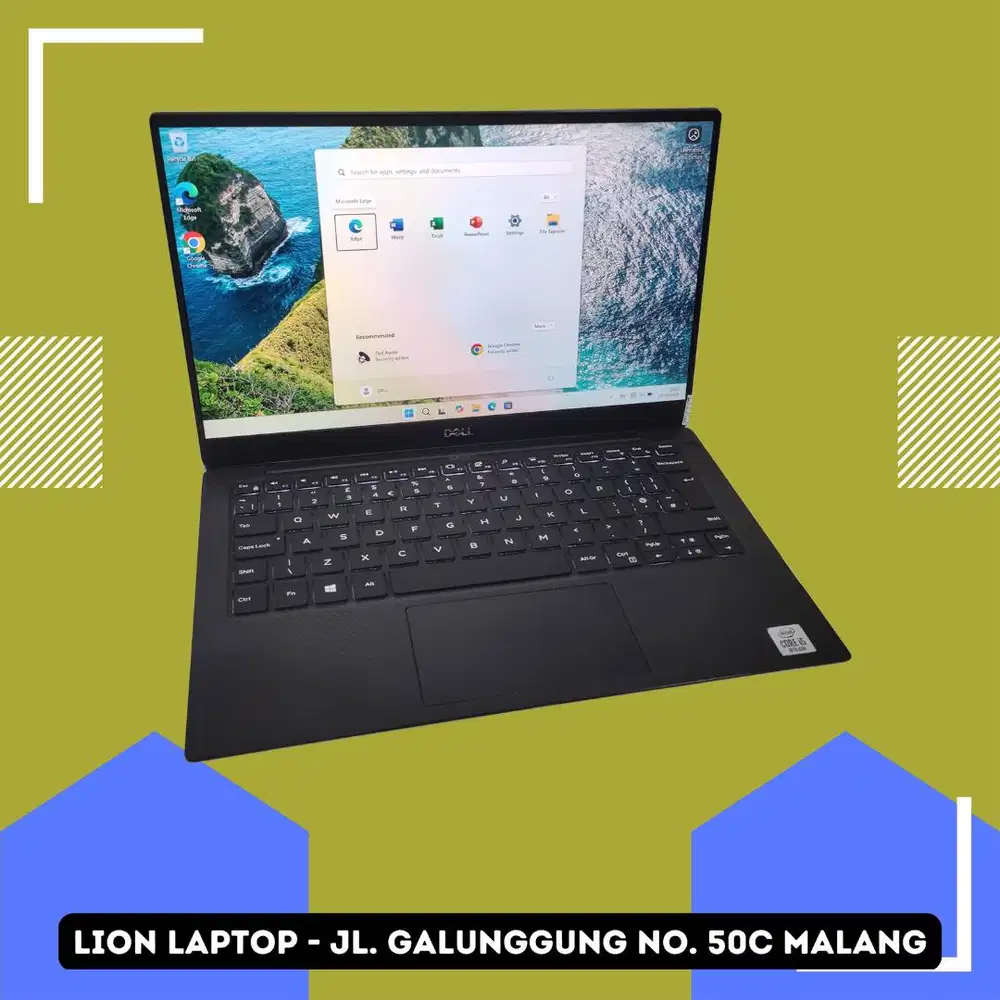 Slim & Ringan Core i5 gen 10 RAM 8 SSD 256 DELL XPS 13 7390 [17|07]