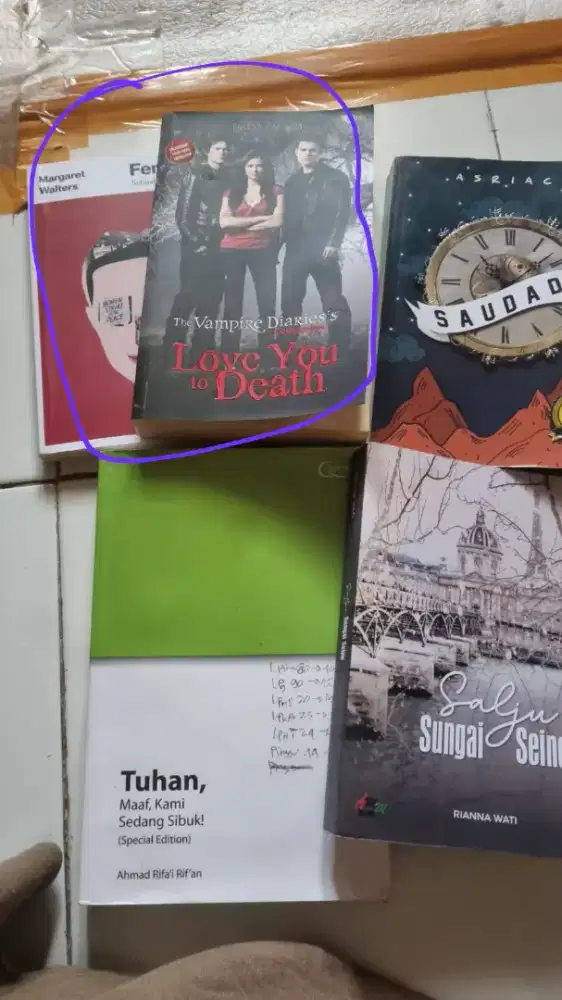BUKU seken paket 5pcs SALE