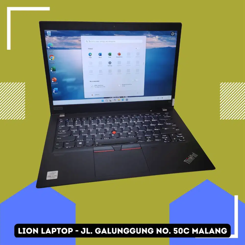 RAM 16GB Slim Core i5 Gen 10 SSD 256GB Lenovo Thinkpad T14s [17|07]