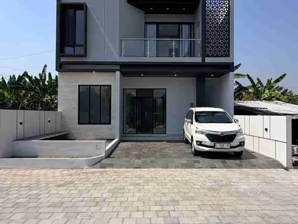 RUMAH BARU MEWAH KONTEMPORER MODERN 2 LANTAI DI MAGUWOHARJO DEPOK SLEMAN