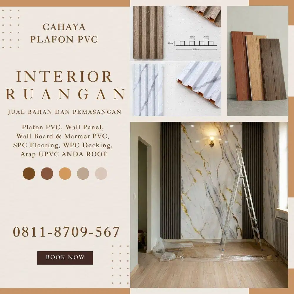 Cahaya Plafon PVC siap membantu membuat rumah dan ruangan Indah Kak
