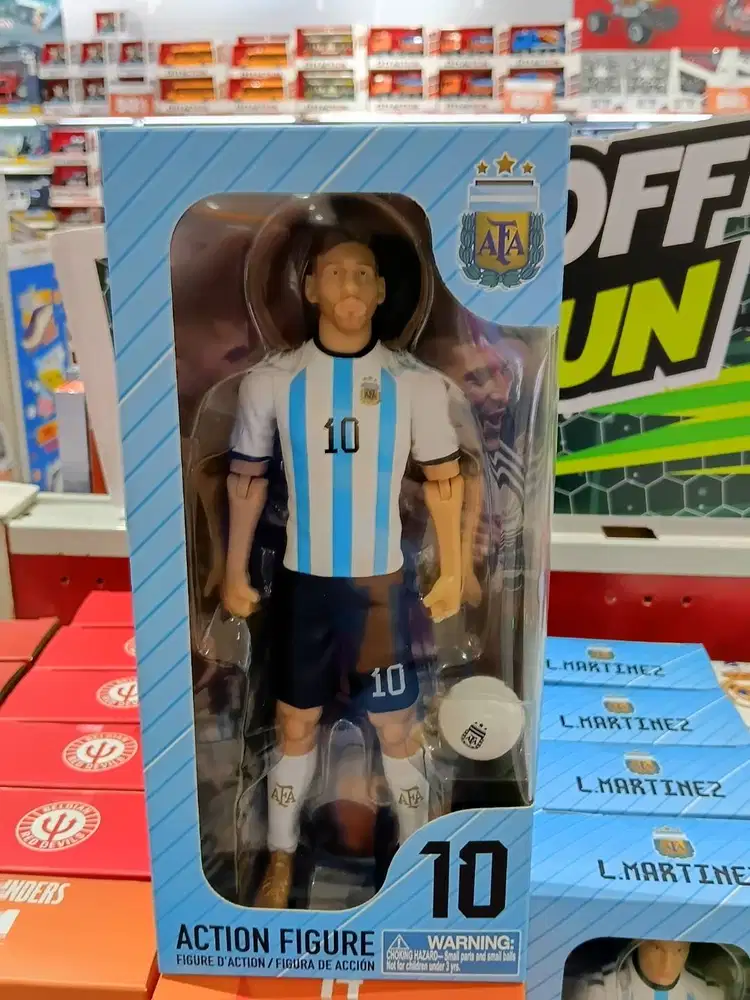 Action figure Lionel Messi Lautaro Martinez Erling Haaland PILDUN2026