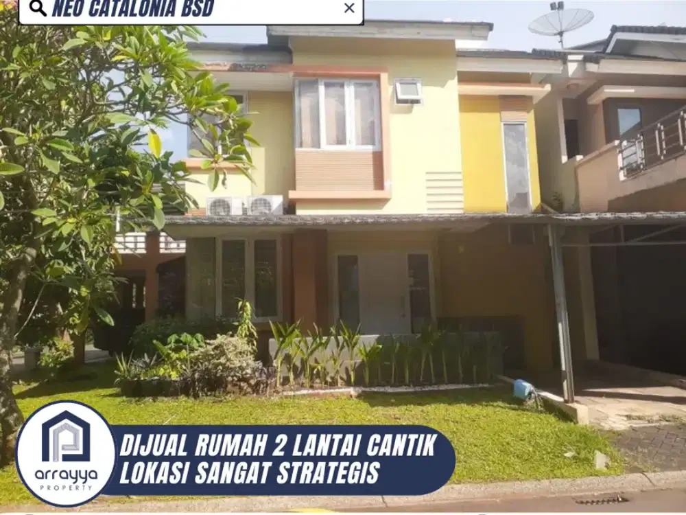 DIJUAL RUMAH 2 LANTAI CANTIK NUSA LOKA (ENB255)
