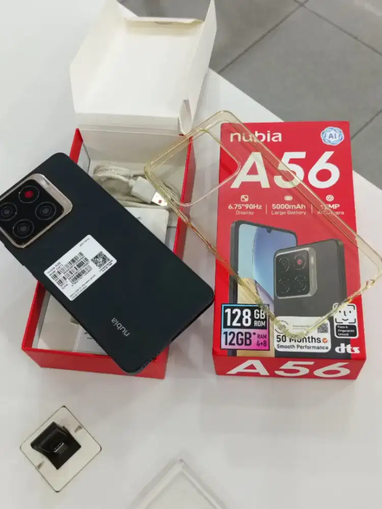 Nubia/ZTE A56 4/128,seken seperti baru,,mulus ,no minus ,lengkap