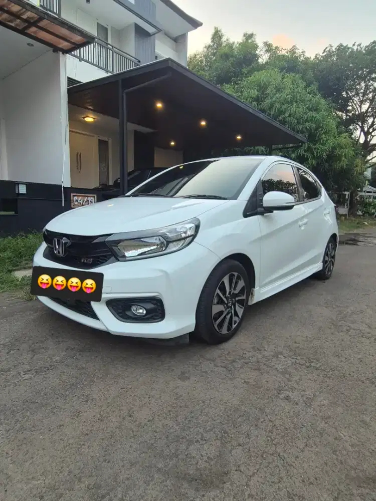 Dijual Honda Brio RS White Nik 2020 (Pemakaian 2021)