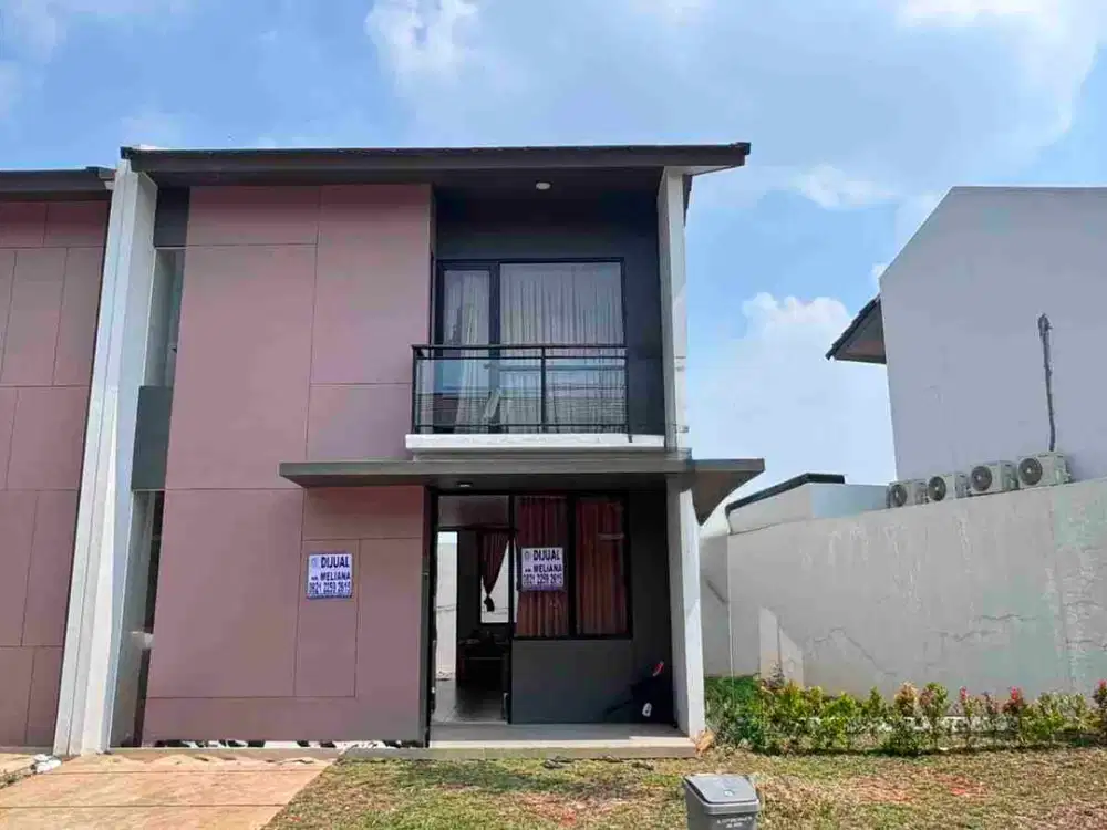Dijual Rumah 2 Lantai Hoek Park Serpong Legok Tangerang