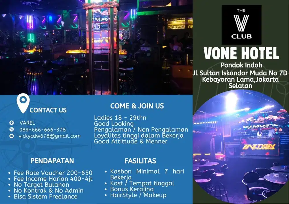 Khusus Ladies Loker Club Hotel Jaksel