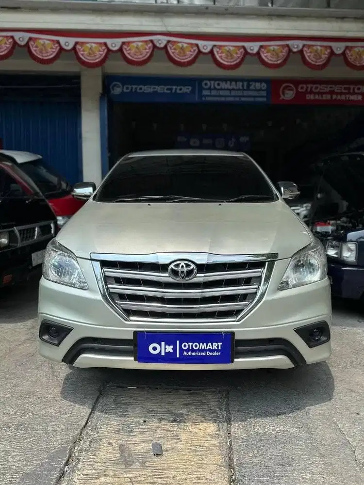 TOYOTA 2014 INNOVA G 2.0 AT SILVER
JL.RAYA KENJERAN 286 OTOMART 286