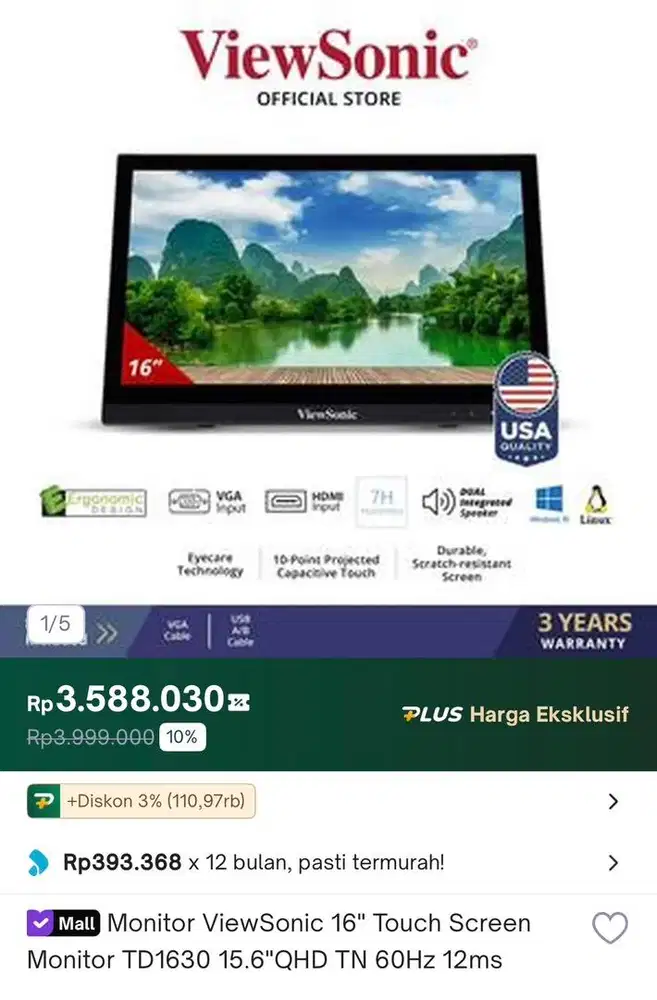 Monitor Touchscreen