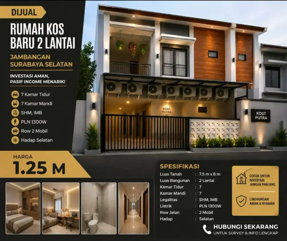 NEW Kos Jambangan dkt Ketintang Gayungsari Kutisari Siwalankerto Waru