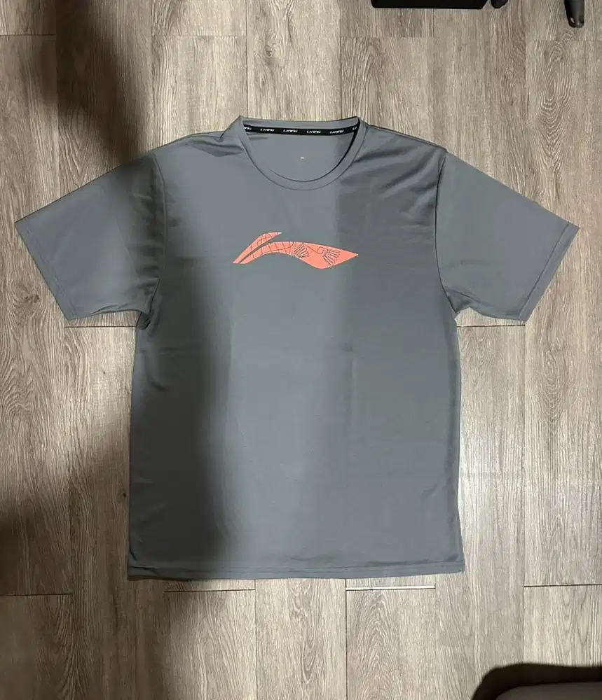 Jersey Badminton Lining Shell Gray