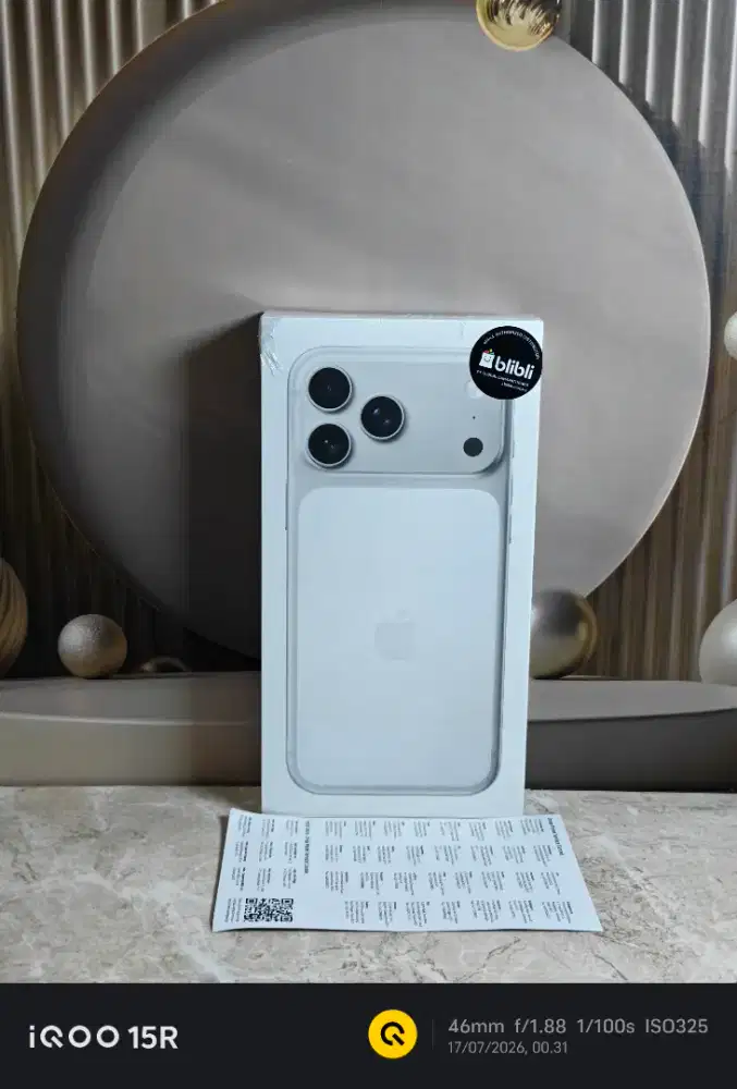 iphone 17 pro max 256gb ibox silver baru
