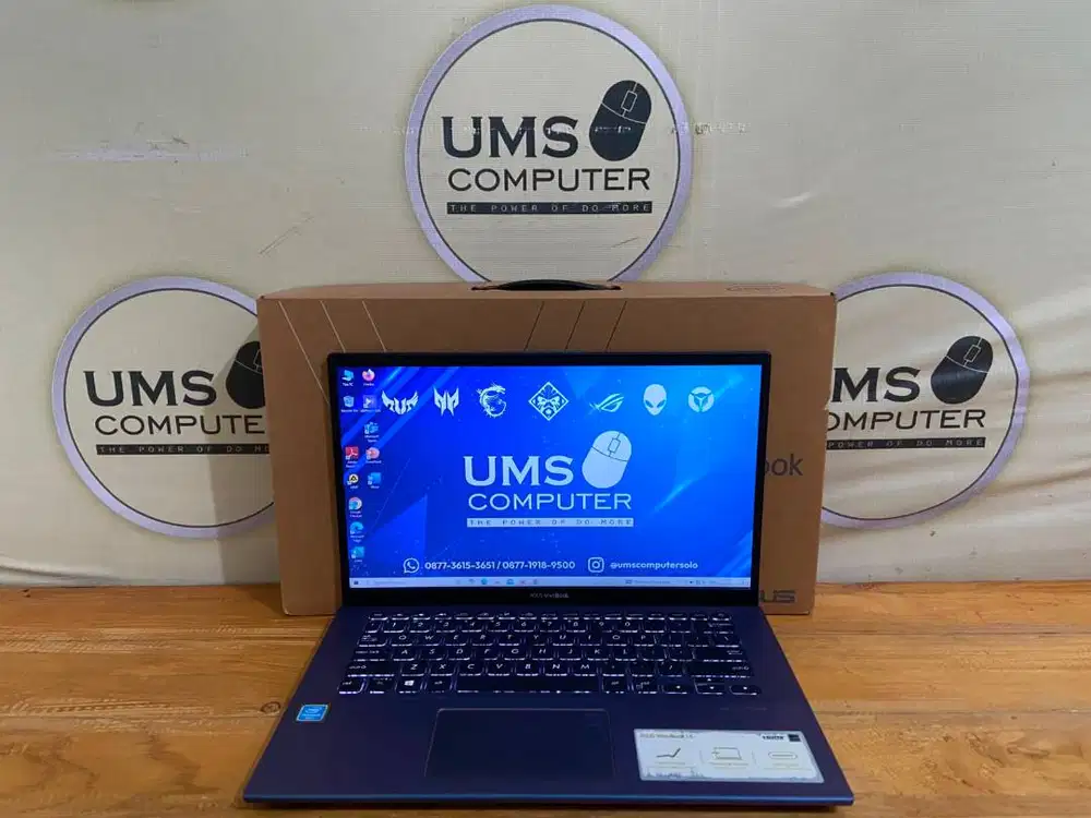 ASUS A412F INTEL PENITUM GOLD 5405U RAM 8GB SSD 512GB