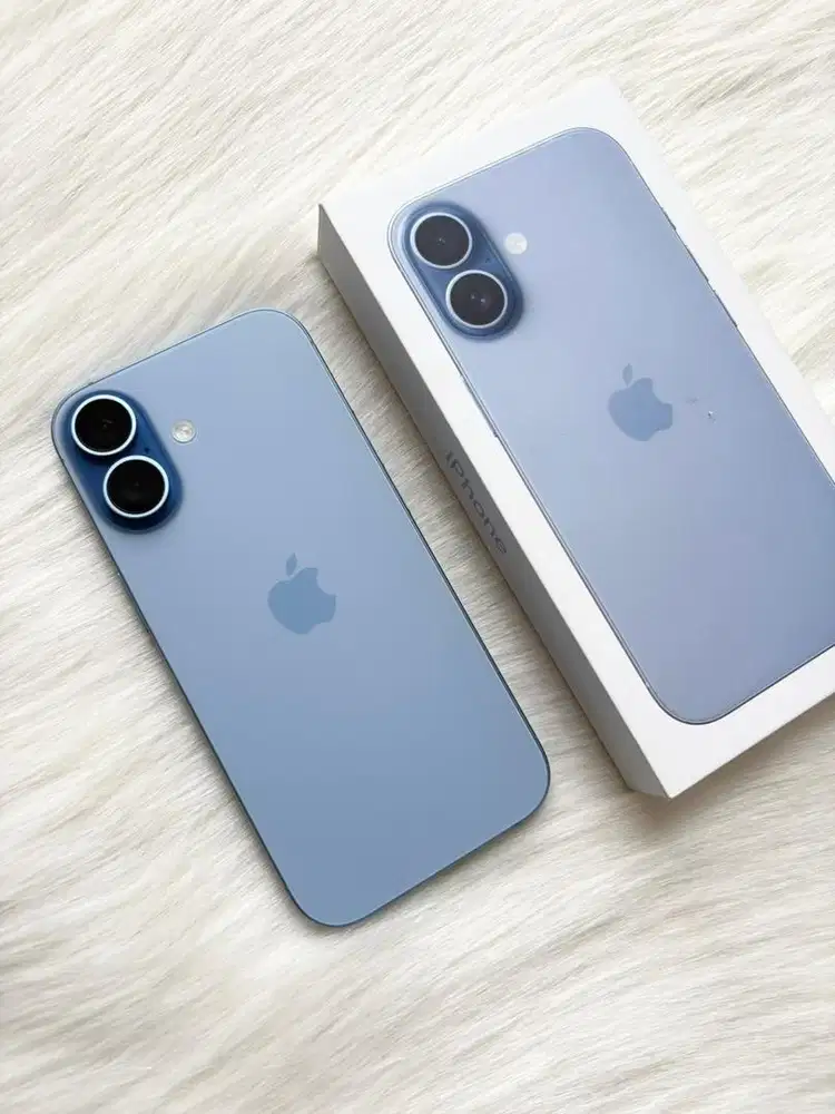 Iphone 17 256gb mist blue, resmi iBox (like new)