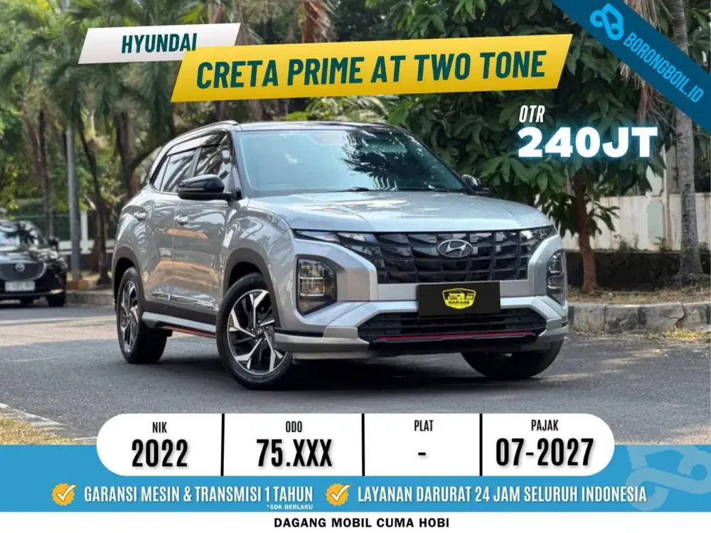 RECORDS! HYUNDAI CRETA PRIME AT 2022 SILVER METALIK TWO TONE