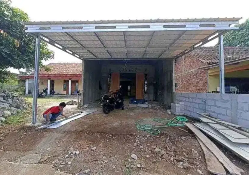 kanopi baja ringan teras rumah terpasang murah
