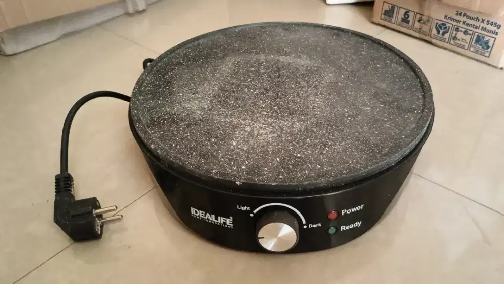 Idealife Electric Crepes Maker Grill Pancake Roll Pie