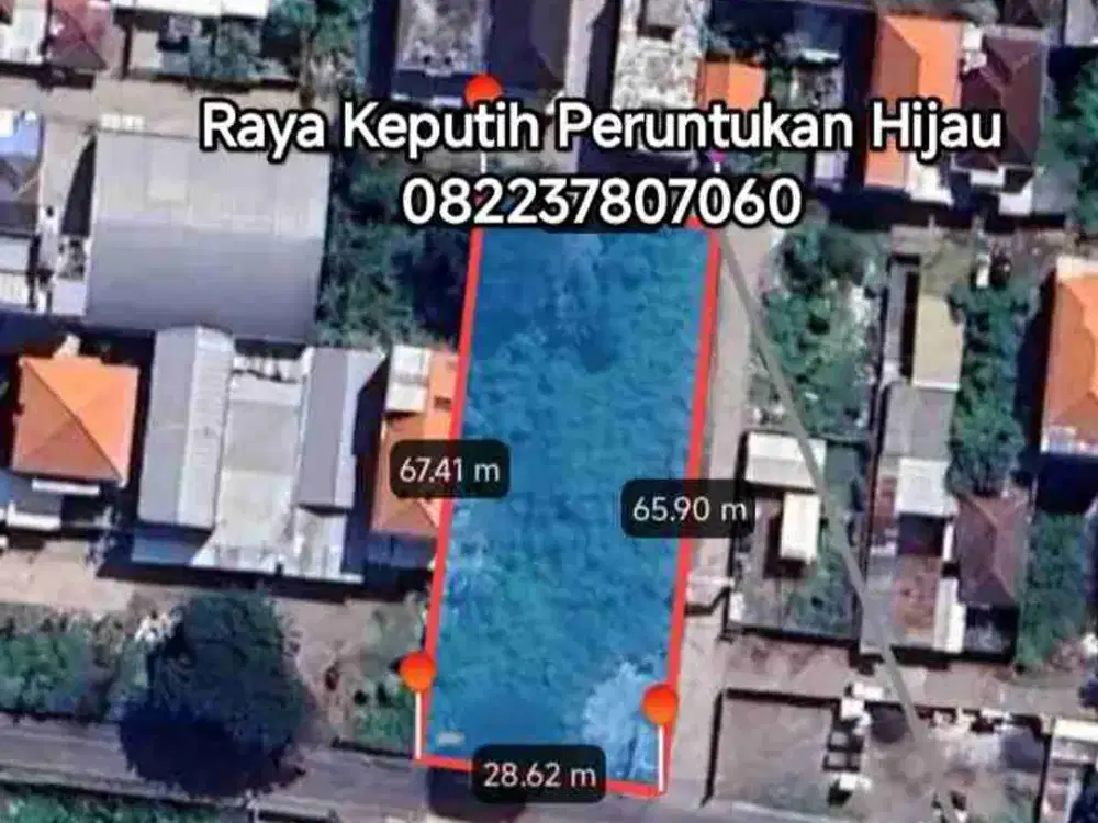 Murah diskon Tanah Raya keputih jual apa adanya