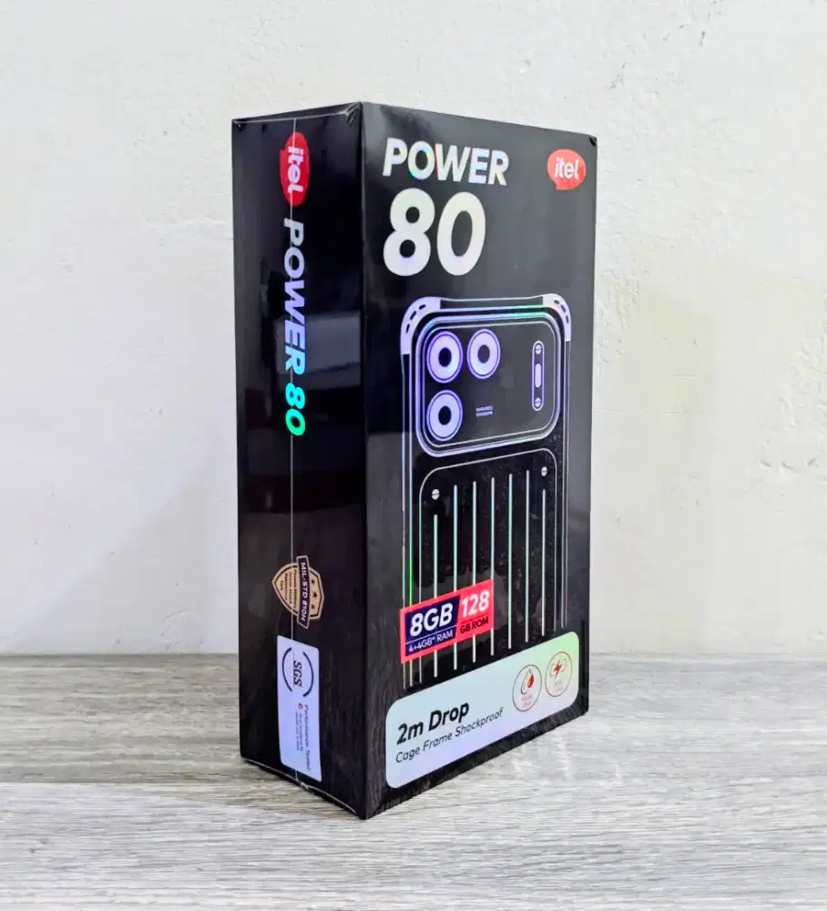 Itel Power 80 Ram 4/128 BNIB Baru Segel Pabrik