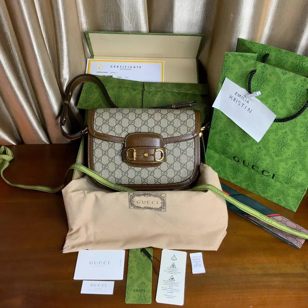 Preloved Horsebit 26 cm Monogram Canvas Leather