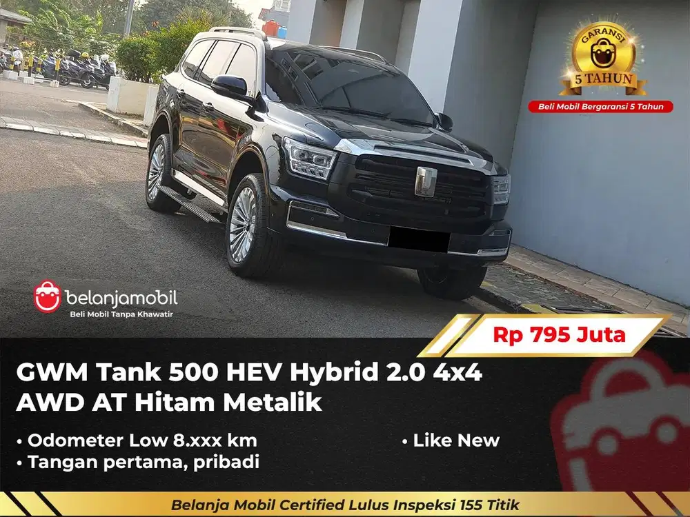 [ 4x4 - KM 8RB ] GWM Tank 500 HEV Hybrid 2.0 AWD AT 2024/2025