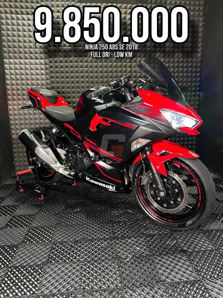 NINJA 250 ABS SE 2018 FULL ORIGINAL LOW KM RAWATAN SUPERB UNIT BRO
