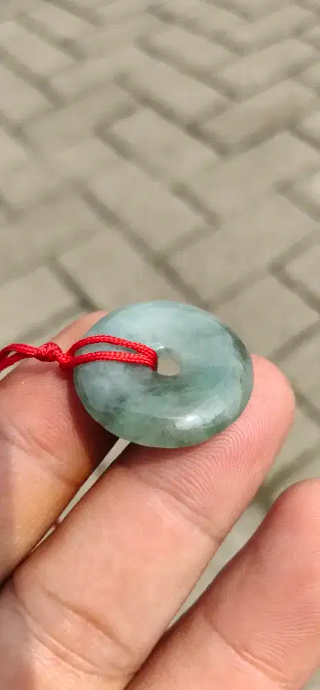 Aksesoris Liontin NATURAL IMPERIAL JADE Burma Type A