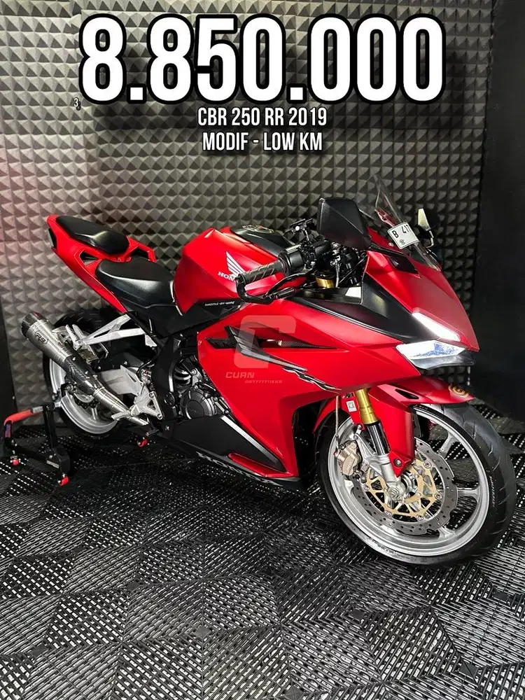 CBR 250 RR OR CBR 250RR 2019 MODIF LOW KM RAWATAN SUPERB UNIT BRO