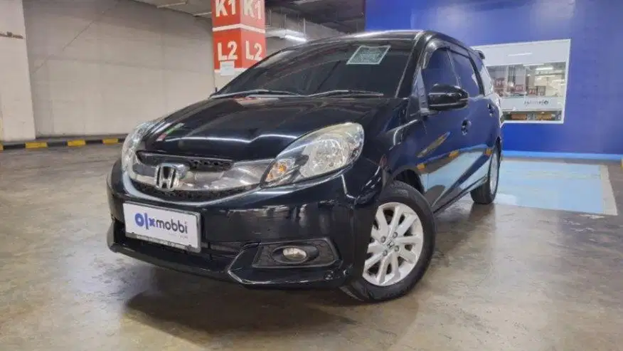 DP MURAH Honda Mobilio 1.5 E Bensin-AT 2016 Hitam CSOEB