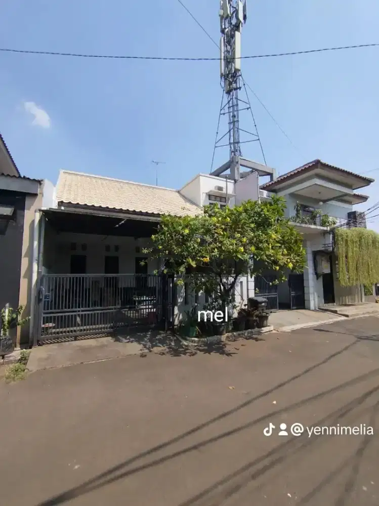 Dijual rumah 2Lt konsep open space di Cluster Depan Kranggan Permai