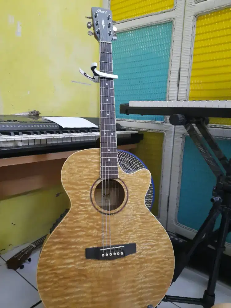 Gitar cort type tinggi sfx ab nat elektrik acustic