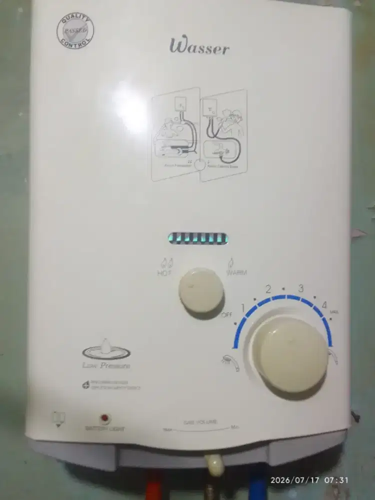 Water Heater Gas Wasser Seconds Like new
