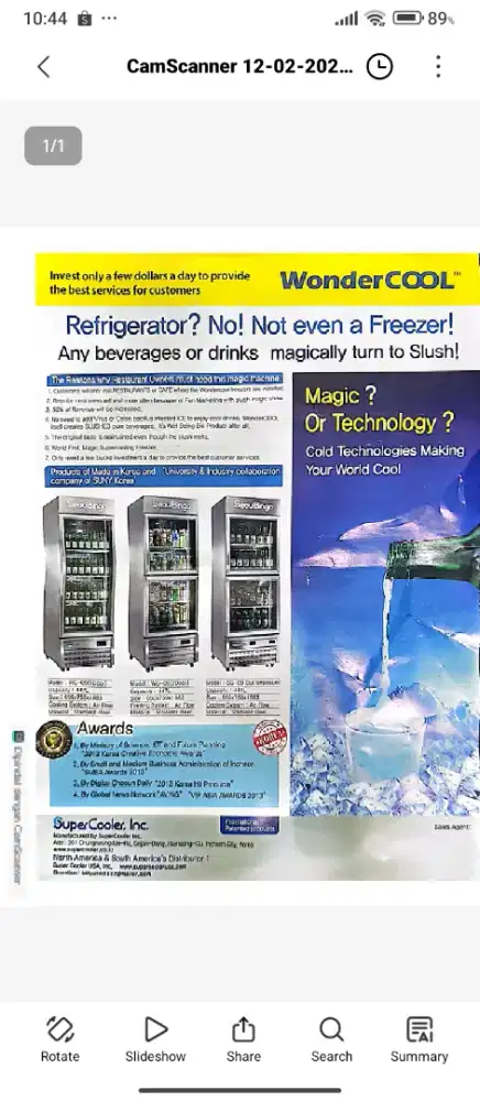 Commercial Freezer