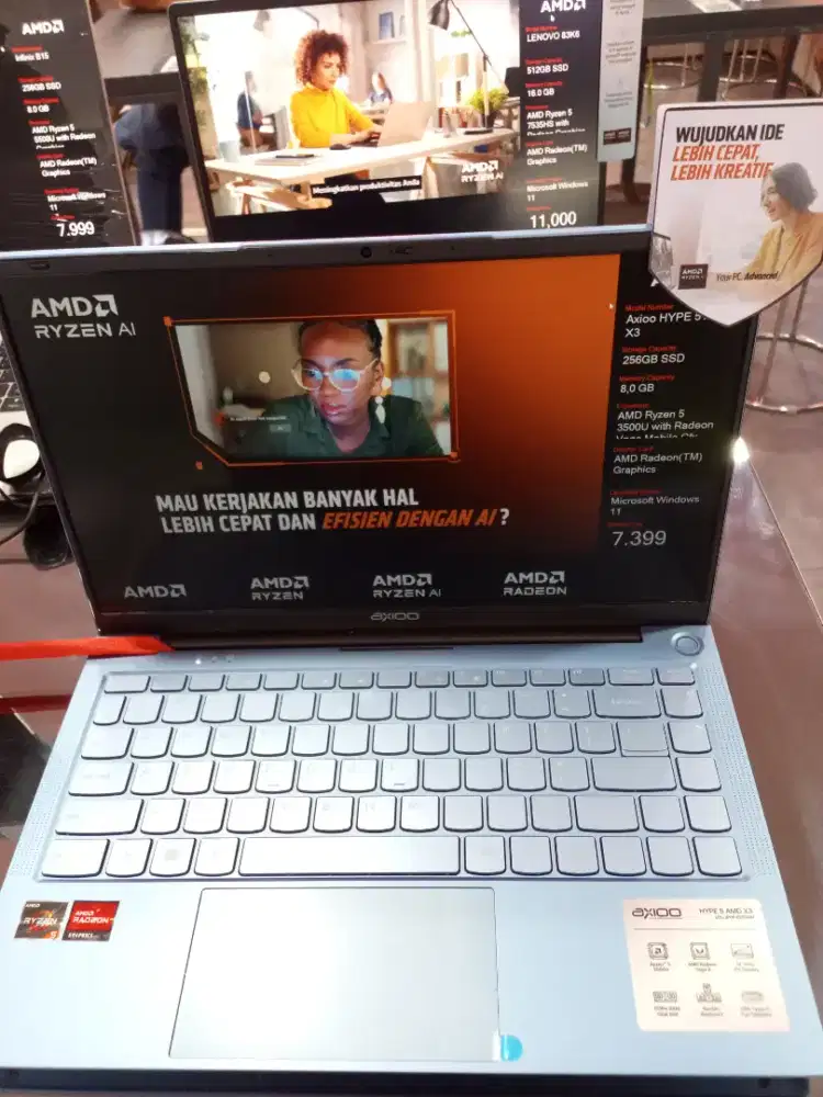 LAPTOP AXIOO HYPE 5 AMD X3 8/256GB SSD