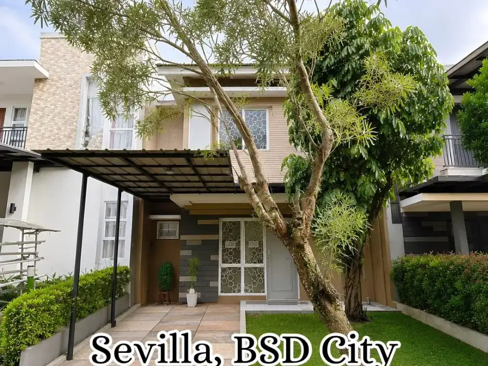 Turun Harga! Rumah dengan Lokasi Strategis di Cluster Sevilla BSD Serpong
