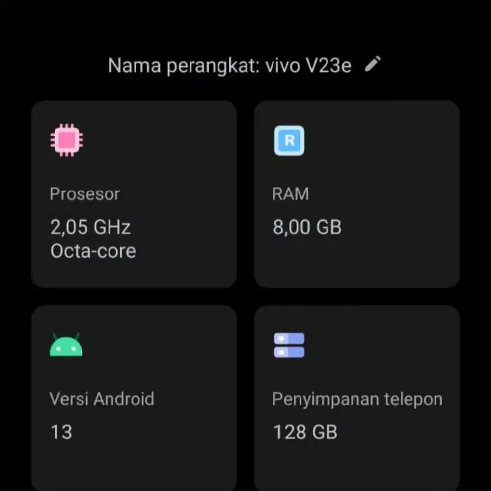 Jual santai Vivo v23e