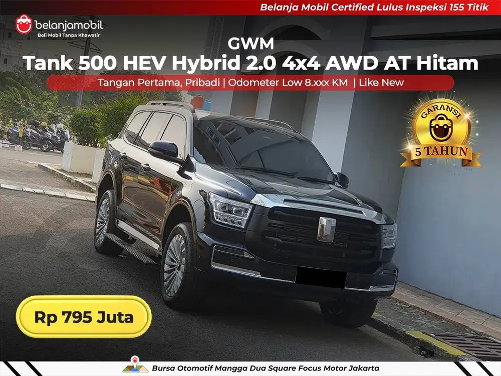[ 4x4 - KM 8RB ] GWM Tank 500 HEV Hybrid 2.0 AWD AT 2024/2025
