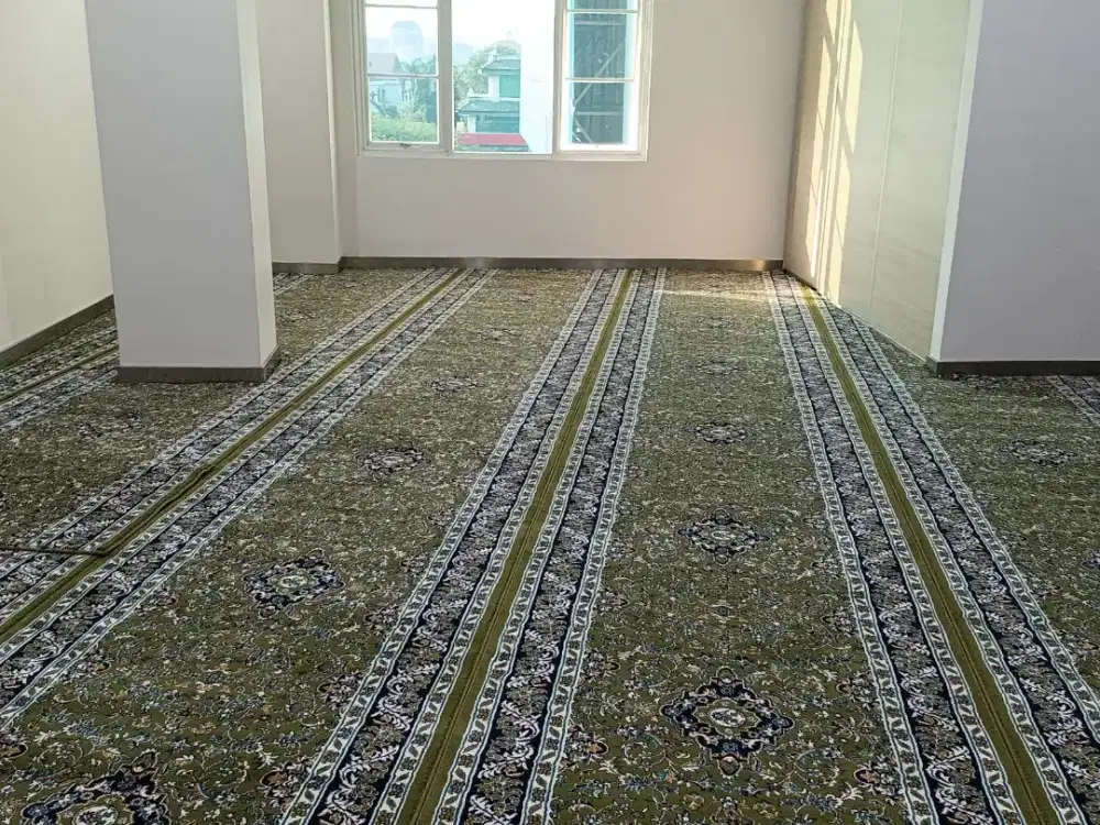 JUAL SAJADAH SAFROLL KARPET MASJID MOTIF KHAS RAUDAH